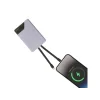 Baterie externă Tellur 10000mAh, USB-C + Lightning cabluri incorporate, QC3.0, PD, mov