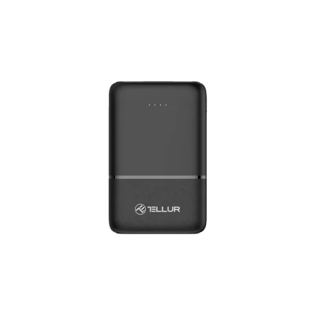 Baterie externă Tellur 5000mAh 2xUSB+USB-C+MicroUSB, negru