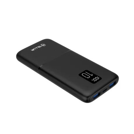 Baterie externă Tellur Boost Pro PD102 10000mAh 2xQC3.0 22.5W + PD 20W, LCD display, negru