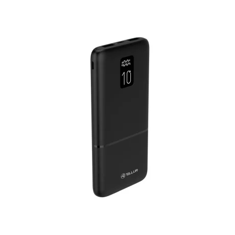 Baterie externă Tellur Boost Pro PD102 10000mAh 2xQC3.0 22.5W + PD 20W, LCD display, negru