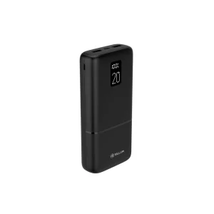 Baterie externă Tellur Boost Pro PD202 20000mAh 2xQC3.0 22.5W + PD 20W, LCD display, negru