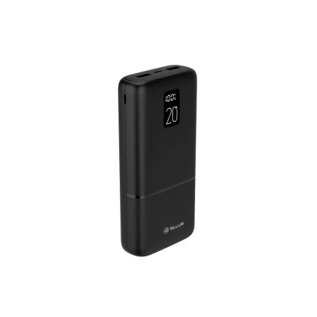 Baterie externă Tellur Boost Pro PD202 20000mAh 2xQC3.0 22.5W + PD 20W, LCD display, negru