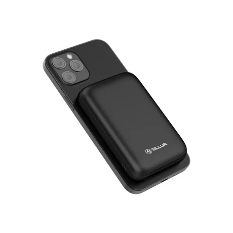 Baterie externă Tellur Compact Pro WPD101 10000mAh QC3.0 22.5W+PD20W+Qi 15W, compatibil MagSafe