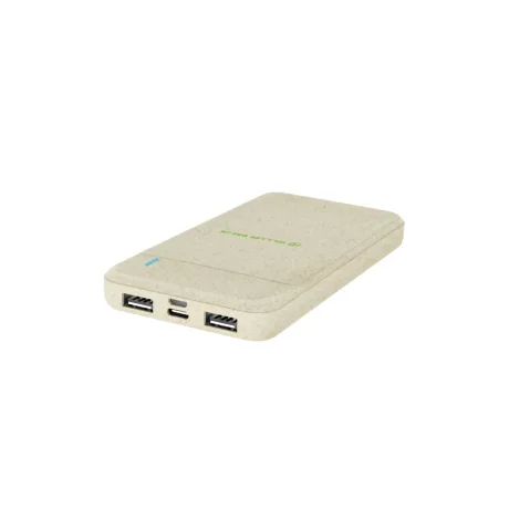 Baterie externă Tellur Green PD103 10000mAh 2xQC3.0 + PD 18W, crem