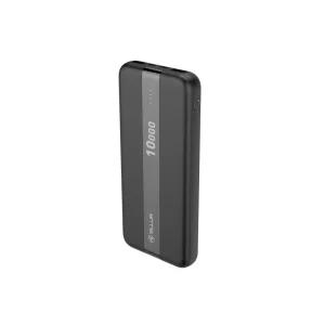 Baterie externă Tellur PBC103 10000mAh 2xUSB+Type-C+MicroUSB, negru