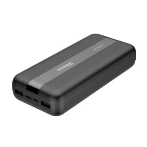Baterie externă Tellur PBC203 20000mAh 2xUSB+Type-C+MicroUSB, negru