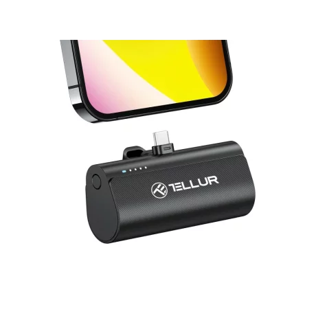 Baterie externă Tellur PD201 5000mAh, QC3.0 18W + PD20W, USB-C, negru