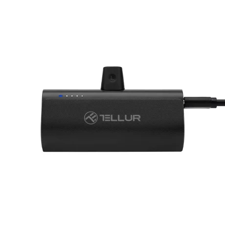 Baterie externă Tellur PD203 5000mAh, QC3.0 18W + PD20W, Lightning, negru