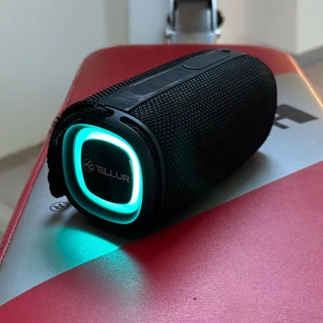 Boxă portabilă Bluetooth Tellur Eclipse 12W, negru
