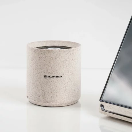 Boxă portabilă Bluetooth Tellur Green, 3W, crem