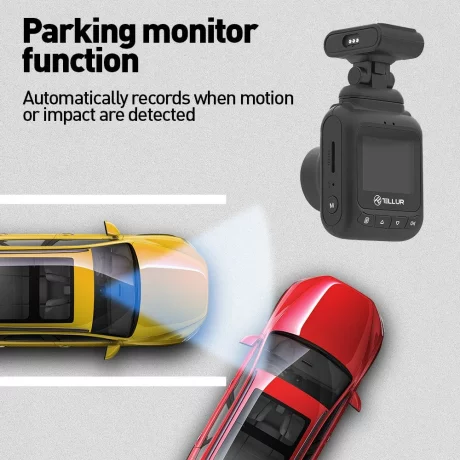 Cameră auto Tellur Dash Patrol DC1, FullHD 1080P, Black