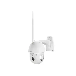 Cameră exterior WiFi Tellur Smart, 3MP, UltraHD, Autotracking, PTZ, Alb