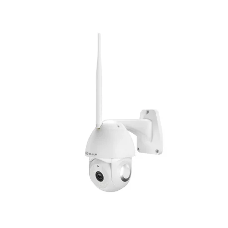 Cameră exterior WiFi Tellur Smart, 3MP, UltraHD, Autotracking, PTZ, Alb