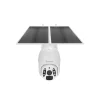 Cameră solară WiFi Tellur Smart, P&amp;T, 3MP, 2K UltraHD, PIR, panou solar 20W, Alb