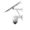 Cameră solară WiFi Tellur Smart, P&amp;T, 3MP, 2K UltraHD, PIR, panou solar 20W, Alb