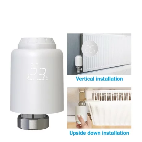 Cap termostatic WiFi Tellur Smart, RVSH1, LED, Alb
