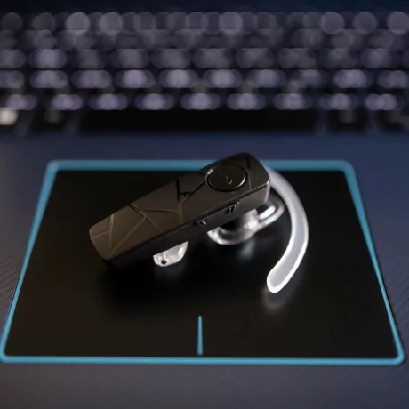 Cască Bluetooth Tellur Vox 60, încărcător auto, negru