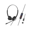 Căști cu fir call center Tellur Voice 320, binaural, USB, negru