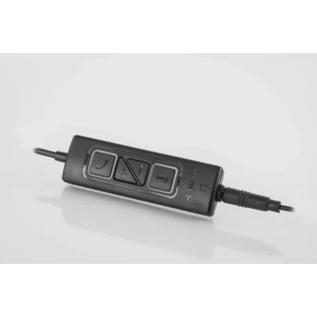 Căști cu fir call center Tellur Voice 420, binaural, USB Jack 3.5mm, negru