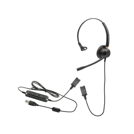 Căști cu fir call center Tellur Voice 510N, monoaural, USB, negru