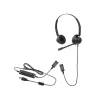 Căști cu fir call center Tellur Voice 520N, binaural, USB, negru