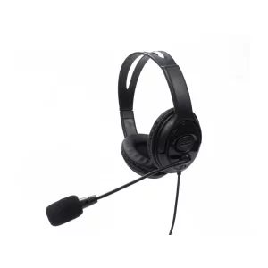 Căști cu fir Tellur Basic PCH2, microfon, control fir, USB, negru