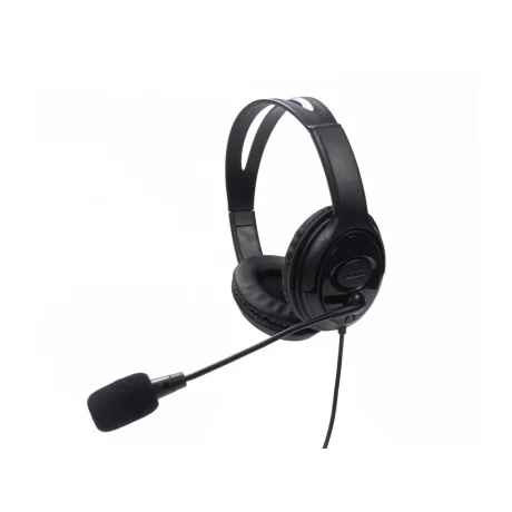 Căști cu fir Tellur Basic PCH2, microfon, control fir, USB, negru