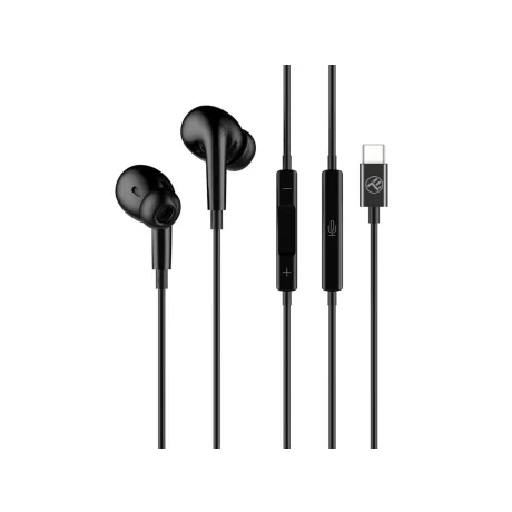 Căști in-ear cu fir Tellur Attune, Type-C, negru
