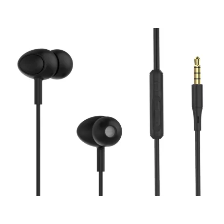 Căști in-ear cu fir Tellur Basic Gamma, microfon, negru