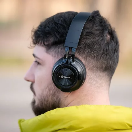 Căști Over-ear Bluetooth Tellur Feel, negru