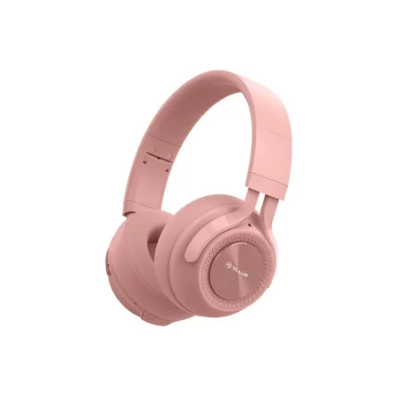 Căști Over-ear Bluetooth Tellur Feel, roz