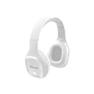 Căști Over-ear Bluetooth Tellur Pulse, Microfon, Alb