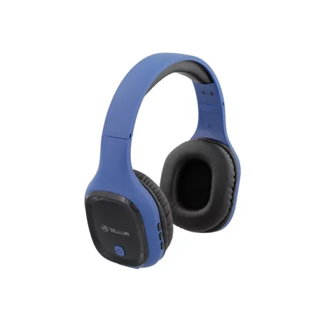 Căști Over-ear Bluetooth Tellur Pulse, Microfon, Albastru