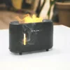 Difuzor aromaterapie Flame Tellur, 240ml, 12 ore, telecomandă, gri