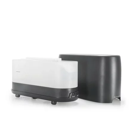 Difuzor aromaterapie Flame Tellur, 240ml, 12 ore, telecomandă, gri