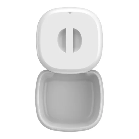 Dispenser hrană animale WiFi Tellur Smart, Cameră UltraHD, 4L, Alb