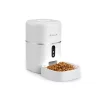 Dispenser hrană animale WiFi Tellur Smart, Cameră UltraHD, 4L, Alb