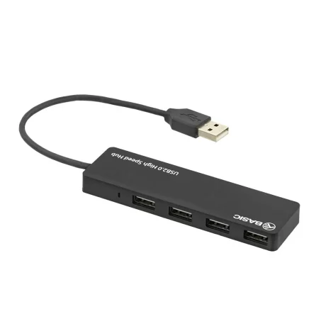 Hub USB 2.0 Tellur Basic, 4 porturi, negru