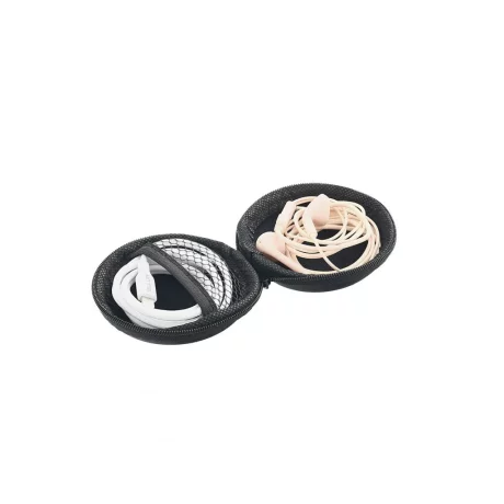 Husă pentru căști in-ear, neagră