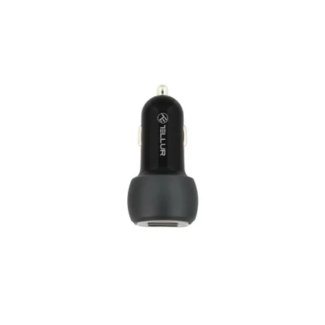Încărcător auto Tellur FCC8 6A 36W (QC 3.0 + QC 3.0), negru