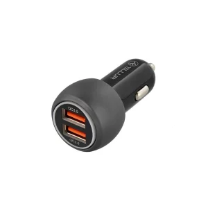 Încărcător auto Tellur FCC8 6A 36W (QC 3.0 + QC 3.0), negru
