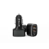 Încărcător auto Tellur FCC9, 56W, 9A (2xQC3.0 + PD20W), negru