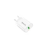 Încărcător priză Tellur USB-A QC3.0, 18W, alb