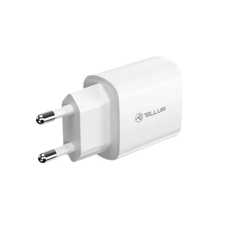Încărcător priză ultra rapid Tellur 20W PD, USB-C, alb