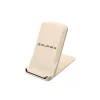 Încărcător wireless birou Tellur Green, certificat Qi, 15W, pliabil, crem
