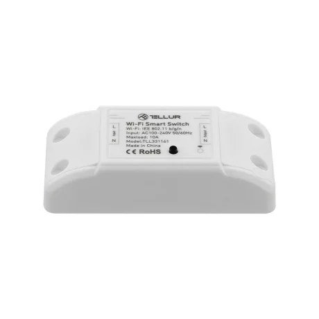 Întrerupător WiFi Tellur, de linie, 2200W, Alb