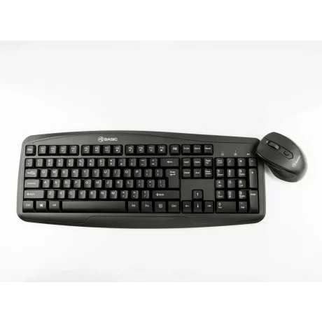 Kit tastatură și mouse fără fir Tellur Basic, negru