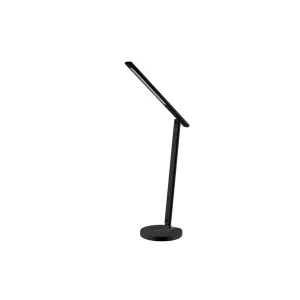 Lampă de birou WiFi Tellur Smart, 12W, lumină albă, caldă, Qi 10W, USB 10W, reglabilă, alb