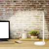 Lampă de birou WiFi Tellur Smart, 12W, lumină albă, caldă, Qi 10W, USB 10W, reglabilă, alb
