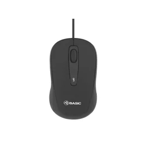 Mouse cu fir Tellur Basic, mini, negru
